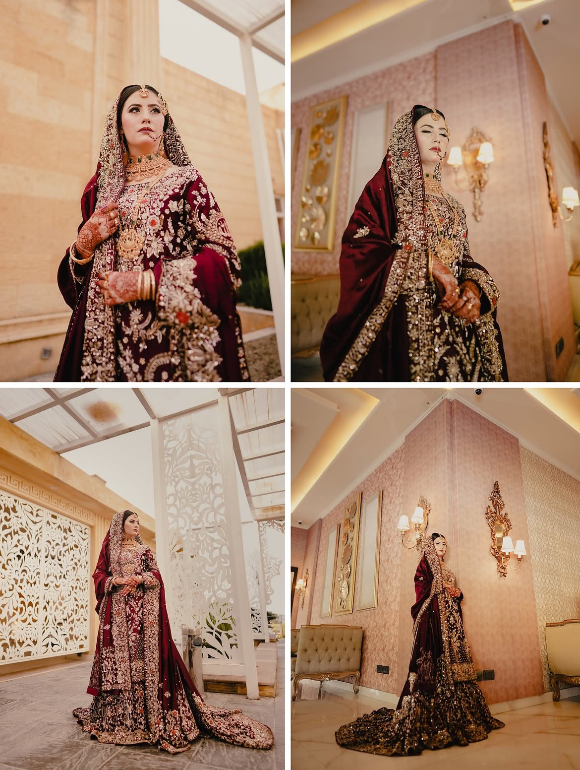 Bridal makeup close-up